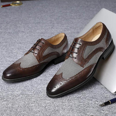 Leather Business Men Dress Shoes Bullock Casual Shoes