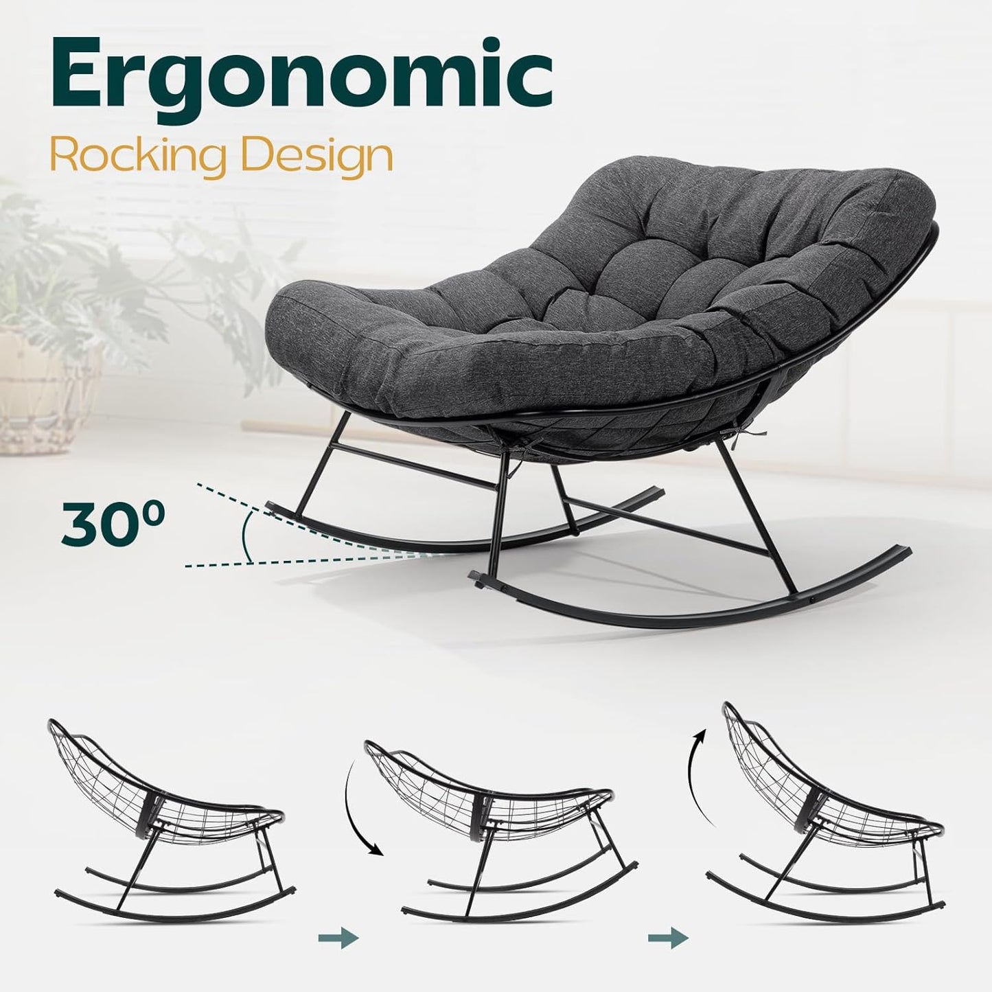 Padded Rocking Chair