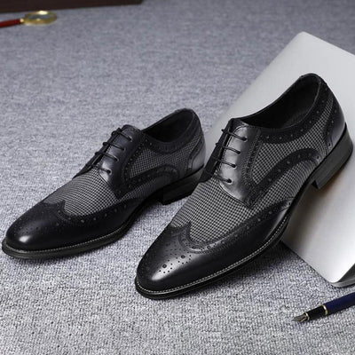 Leather Business Men Dress Shoes Bullock Casual Shoes