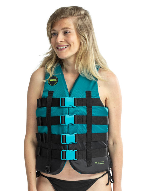 Jobe 4 Buckle Life Vest Buoyancy Aid- Teal