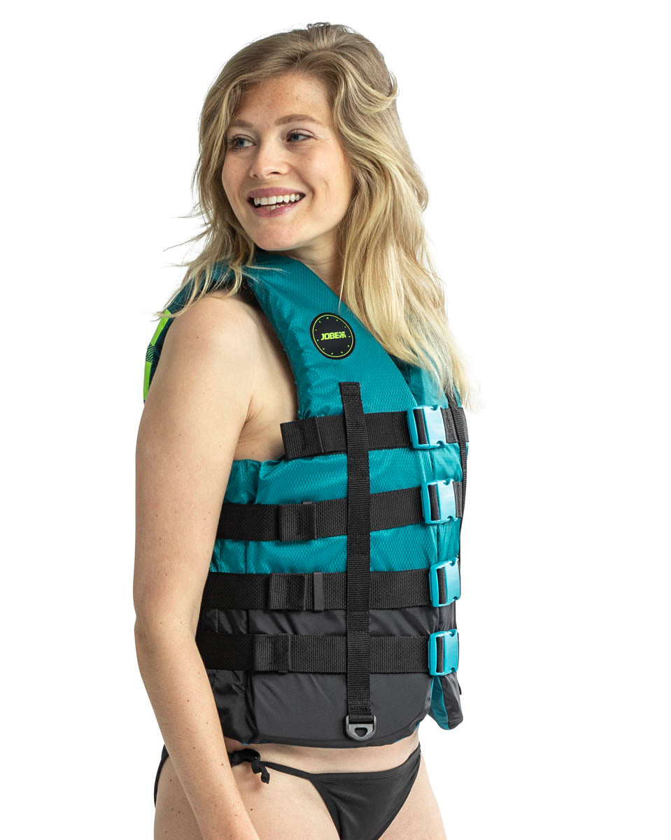 Jobe 4 Buckle Life Vest Buoyancy Aid- Teal